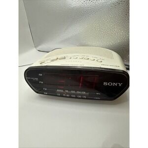 Sony Dream Machine FM/AM Clock Radio Digital Alarm Large Display ICF-C211 EUC